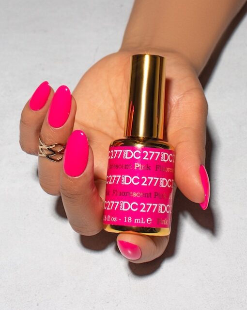 DND DC Nail Lacquer - 277 Pink Colors - Fluorescent Pink