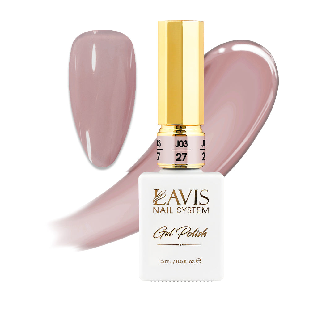 LAVIS J03 - 27 - Gel Polish 0.5oz - Bare With Me Collection