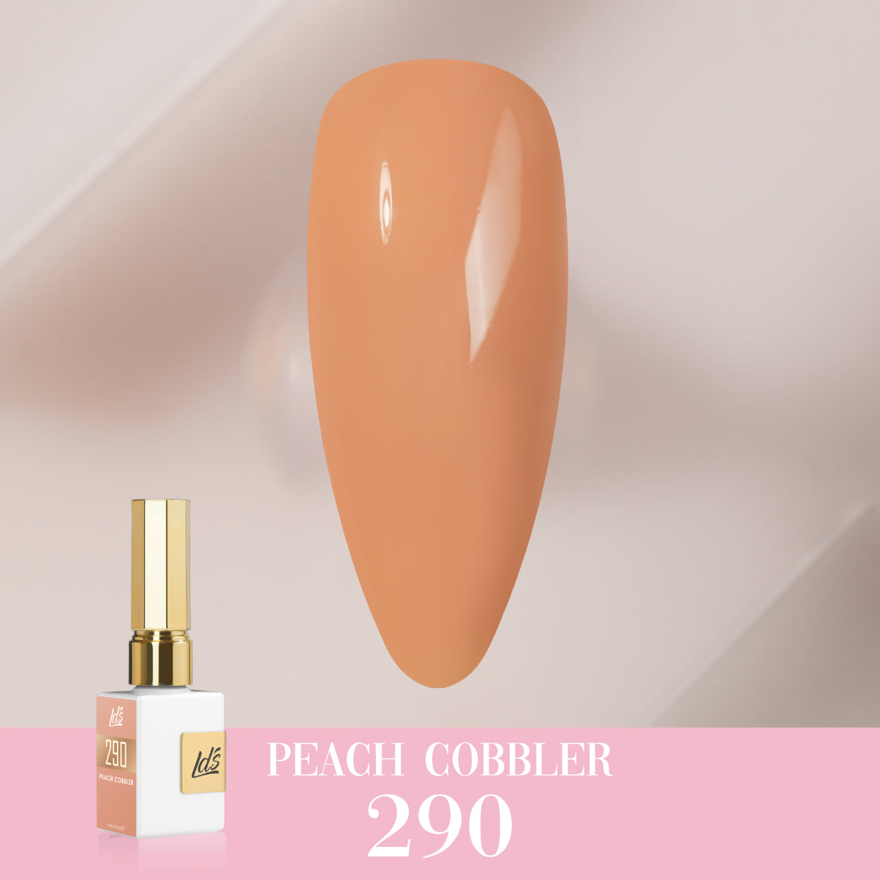 LDS Color Craze Collection - 290 Peach Cobbler - Gel Polish 0.5oz