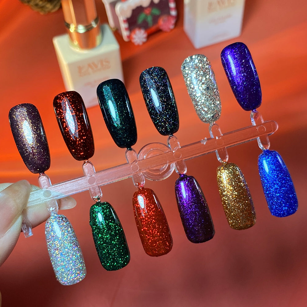 LAVIS Glitter 06 - Gel Polish 0.5 oz - Holiday Stardust Collection