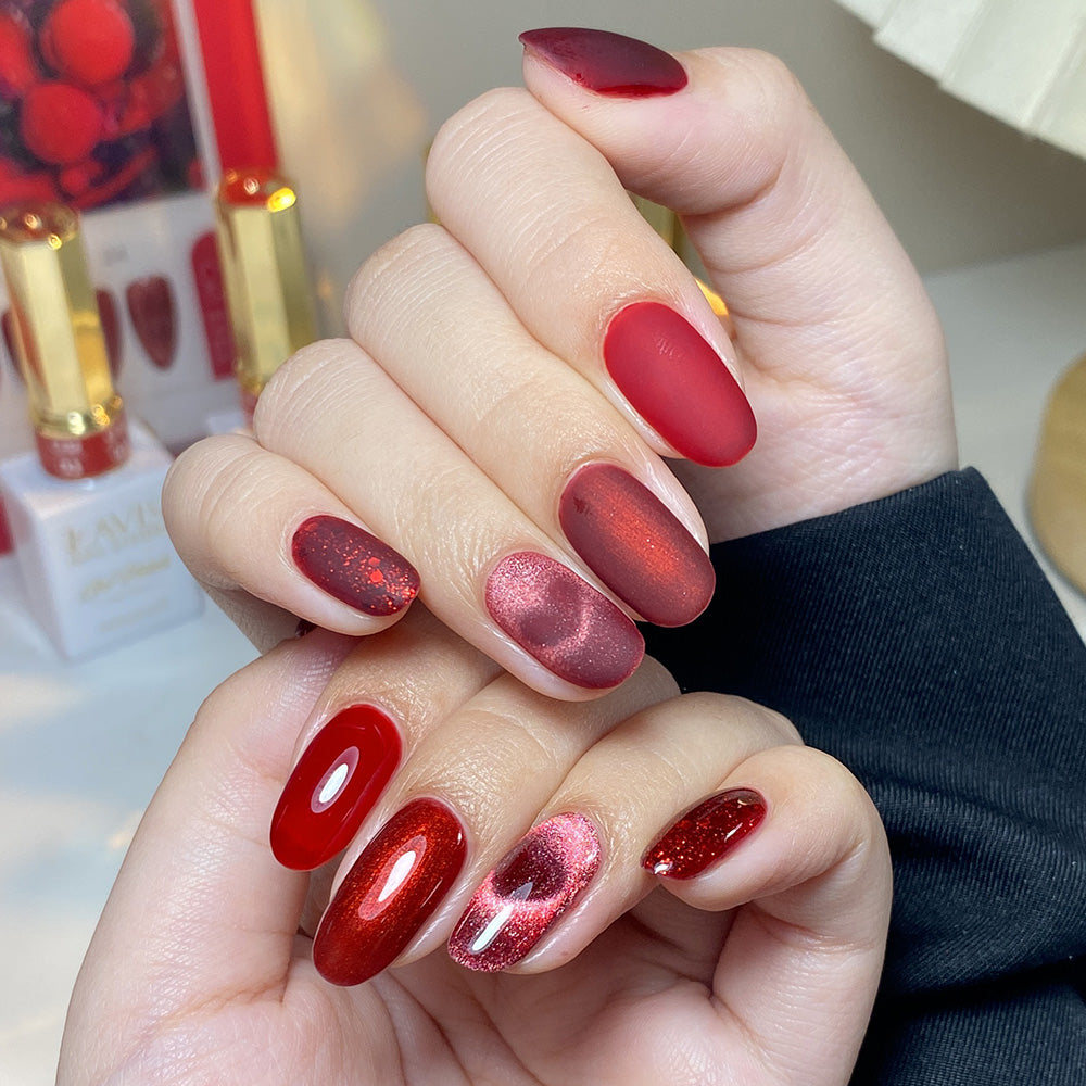 LAVIS C02 - 04 - Gel Polish 0.5 oz - Scarlet Bloom Collection