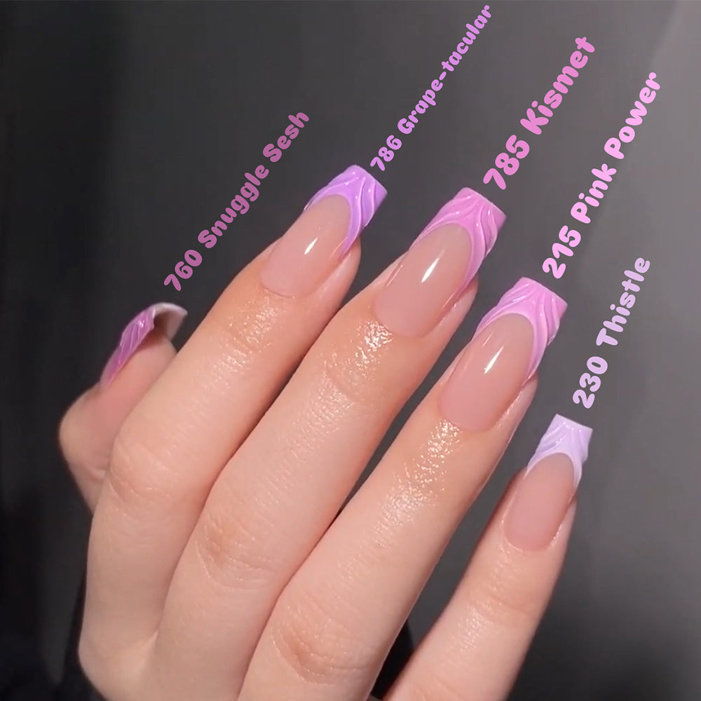 LDS Color Craze Gel Nail Polish - 230 Thistle - 0.5oz