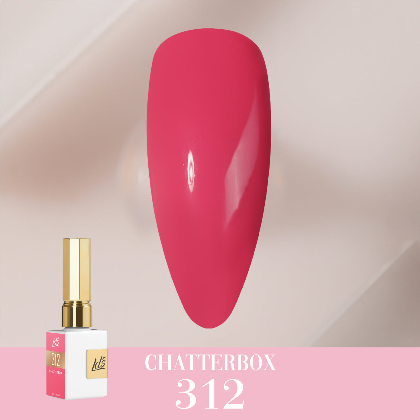 LDS Color Craze Collection - 312 Chatterbox - Gel Polish 0.5oz