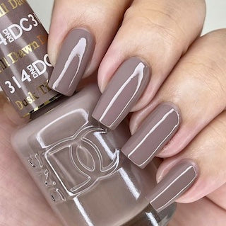 DND DC Gel Nail Polish Duo - 314 Gray Colors - Dusk Till Dawn