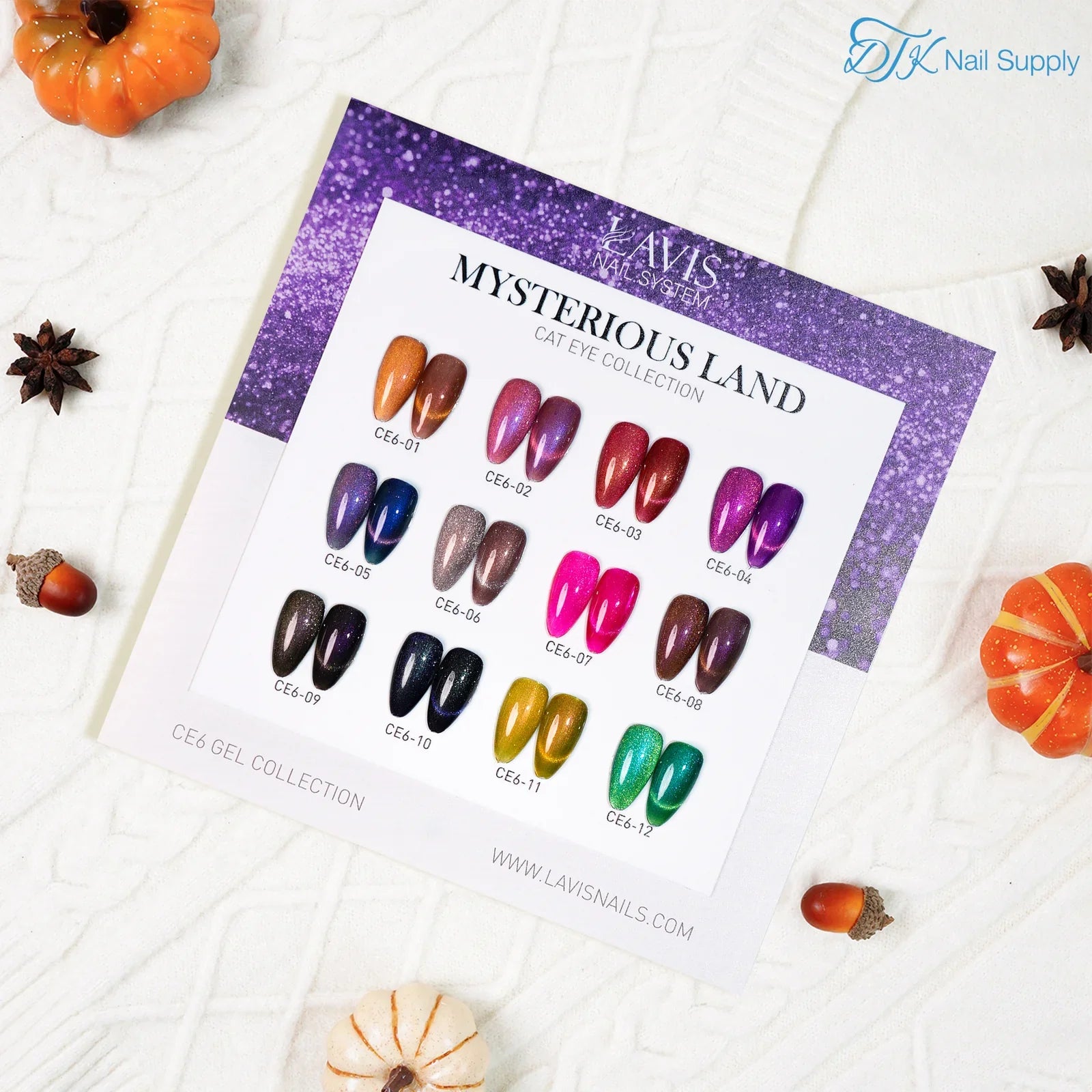 LAVIS Cat Eyes CE6 (Ver1) - 08 - Gel Polish 0.5 oz - Mysterious Land Collection