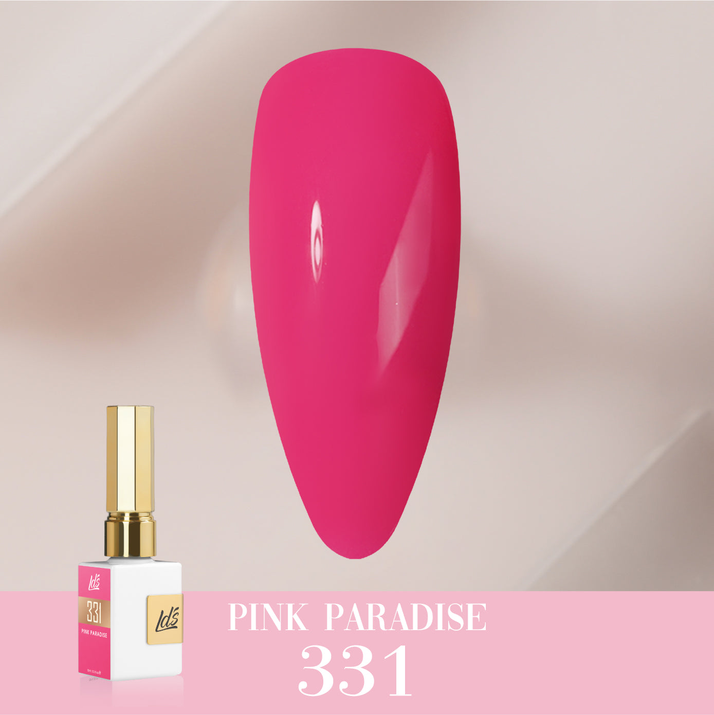 LDS Color Craze Collection - 331 Pink Paradise - Gel Polish 0.5oz