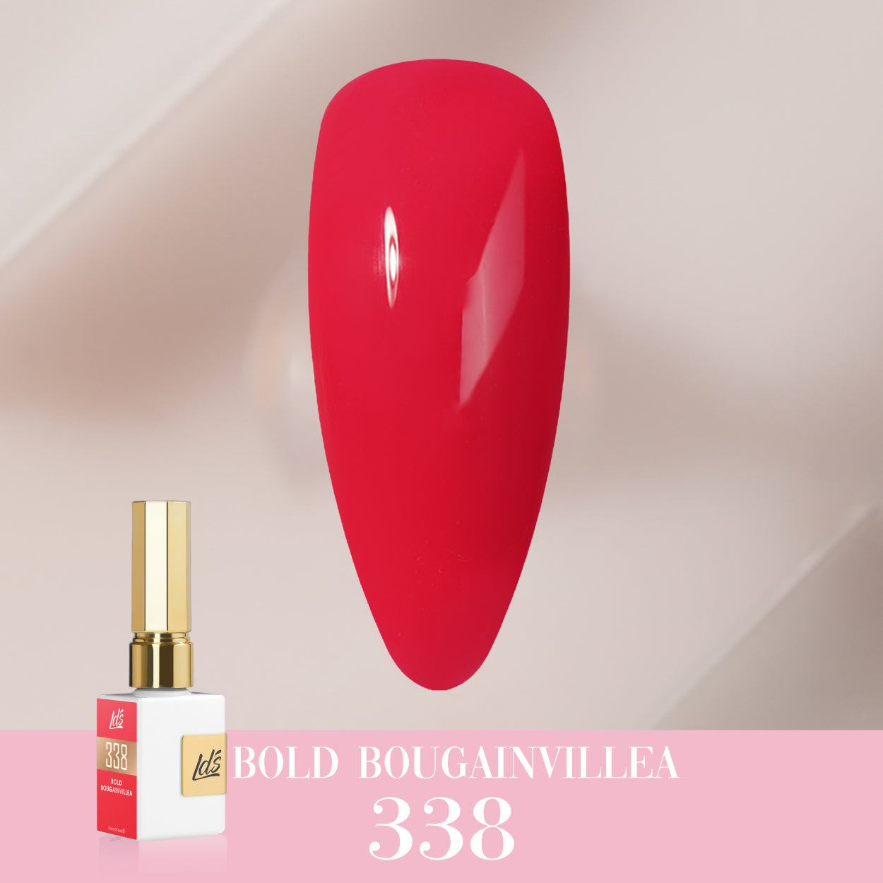 LDS Color Craze Collection - 338 Bold Bougainvillea - Gel Polish 0.5oz