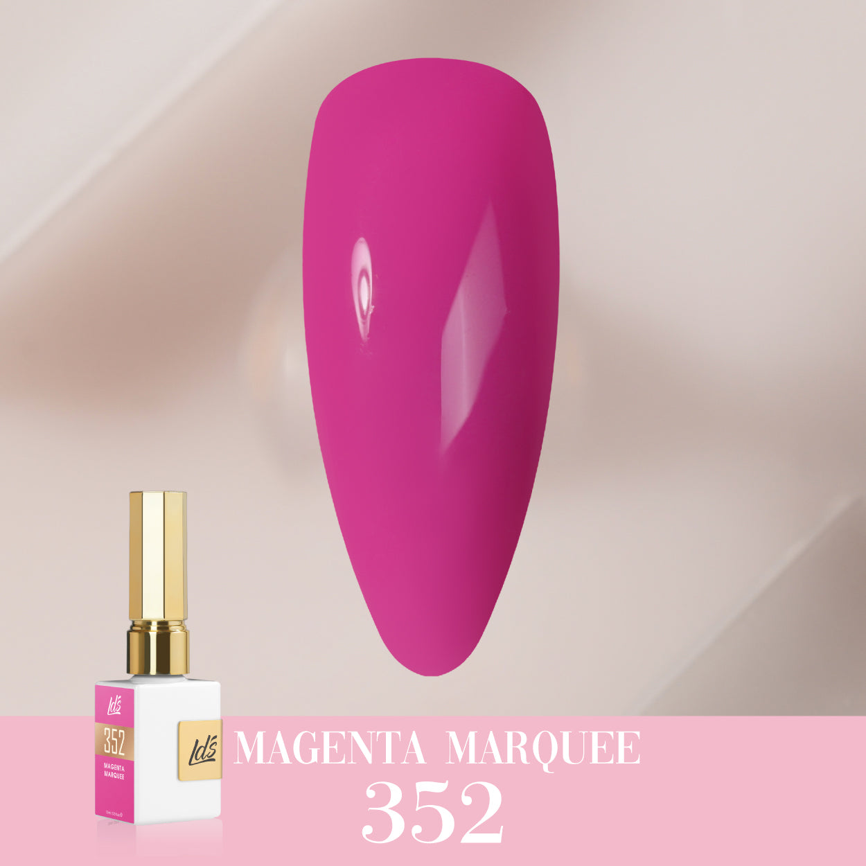 LDS Color Craze Collection - 352 Magenta Marquee - Gel Polish 0.5oz