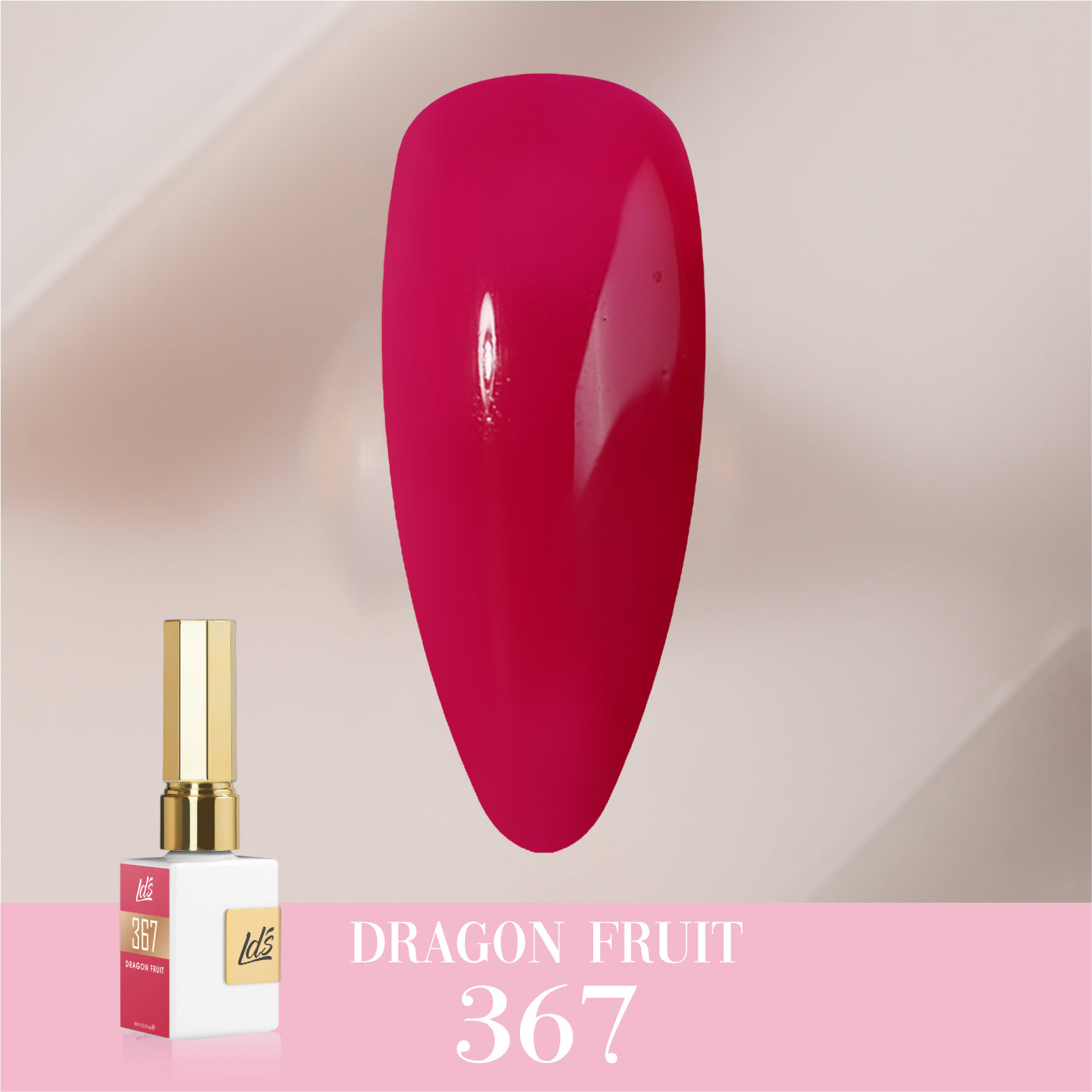 LDS Color Craze Collection - 367 Dragon Fruit - Gel Polish 0.5oz