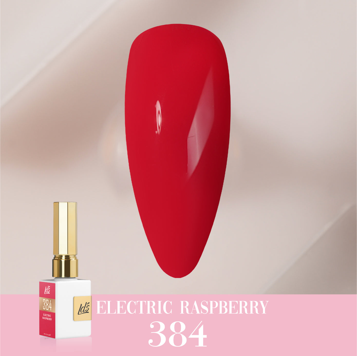 LDS Color Craze Collection - 384 Electric Raspberry - Gel Polish 0.5oz