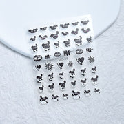  3D Nail Art Stickers MO-39 by Joyful Nail sold by DTK Nail Supply