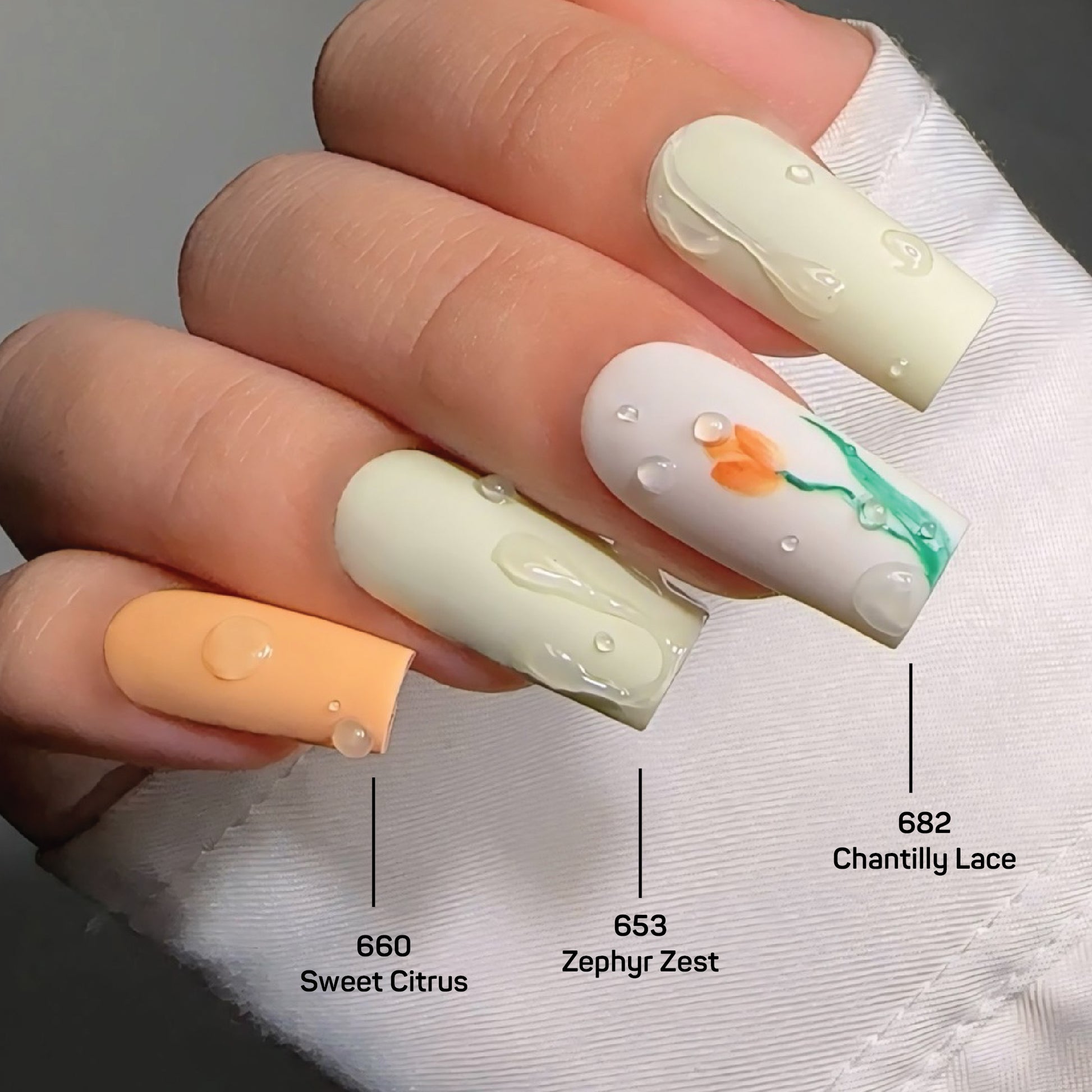 LDS Color Craze Gel Nail Polish - 660 Sweet Citrus - 0.5oz