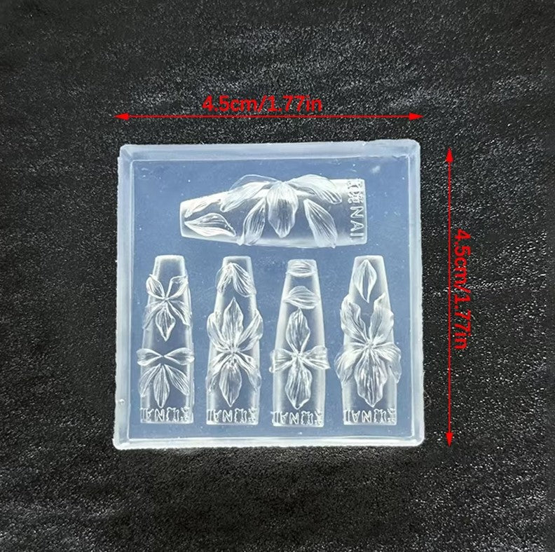 3D Nail Charm Mold 22 - Hawaii Hibiscus