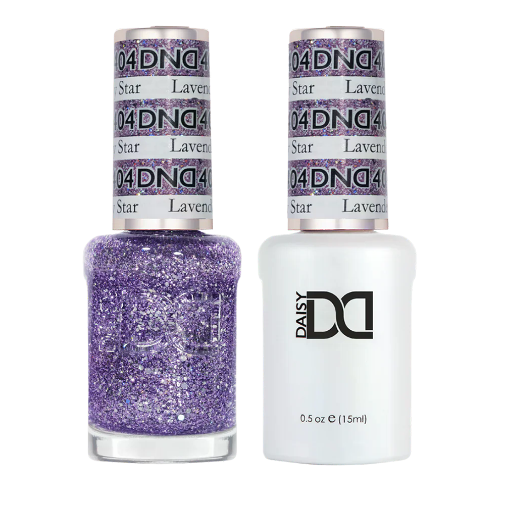 DND Gel Nail Polish Duo - 404 Lavender Daisy Star