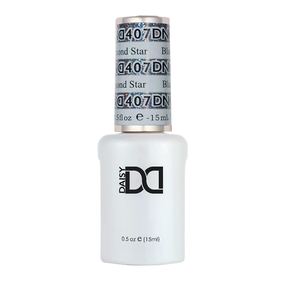 DND Gel Polish - 407 Black Diamond Star