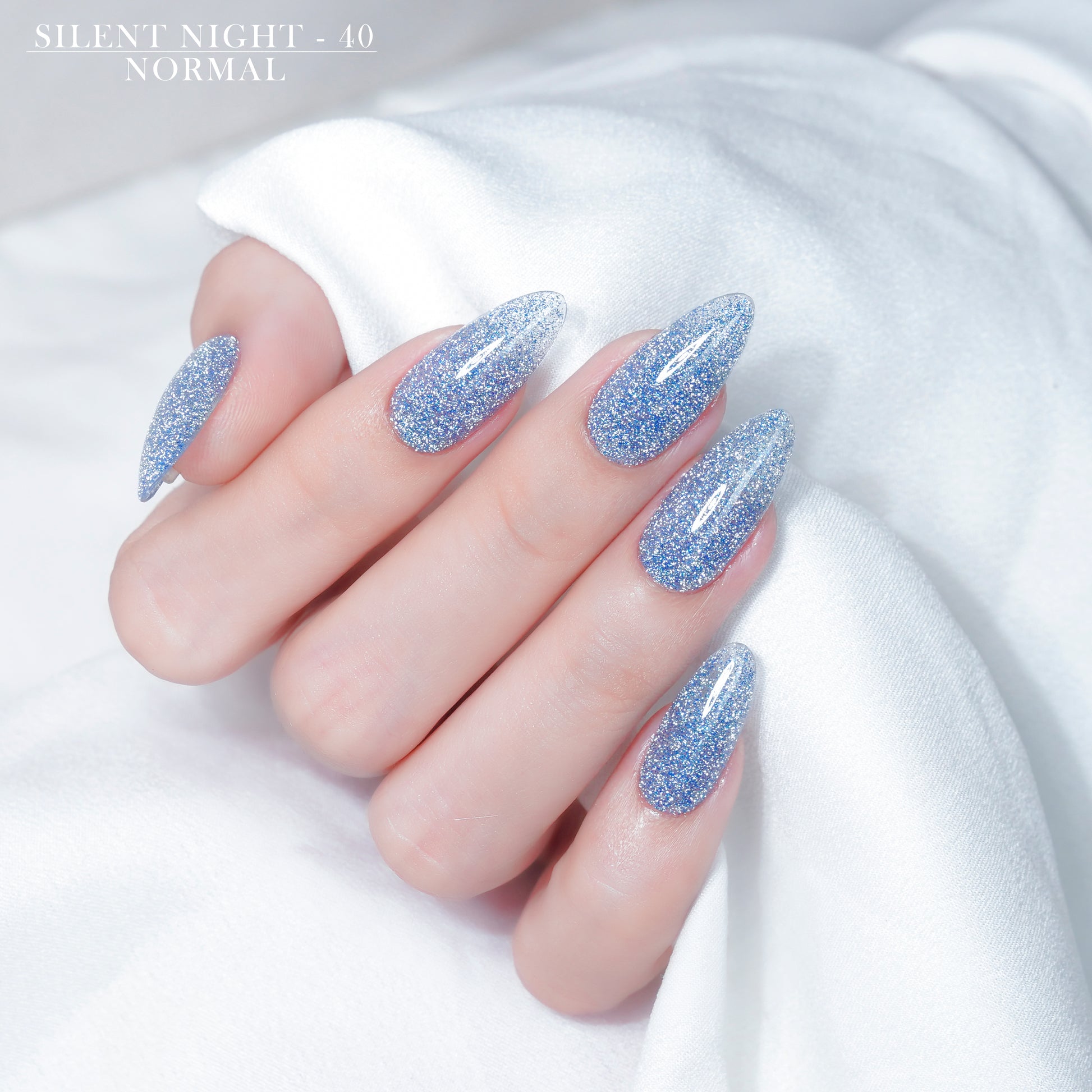 LAVIS Reflective R05 - Set 12 Colors (37-48) - Gel Polish 0.5 oz - Silent Night Reflective Collection