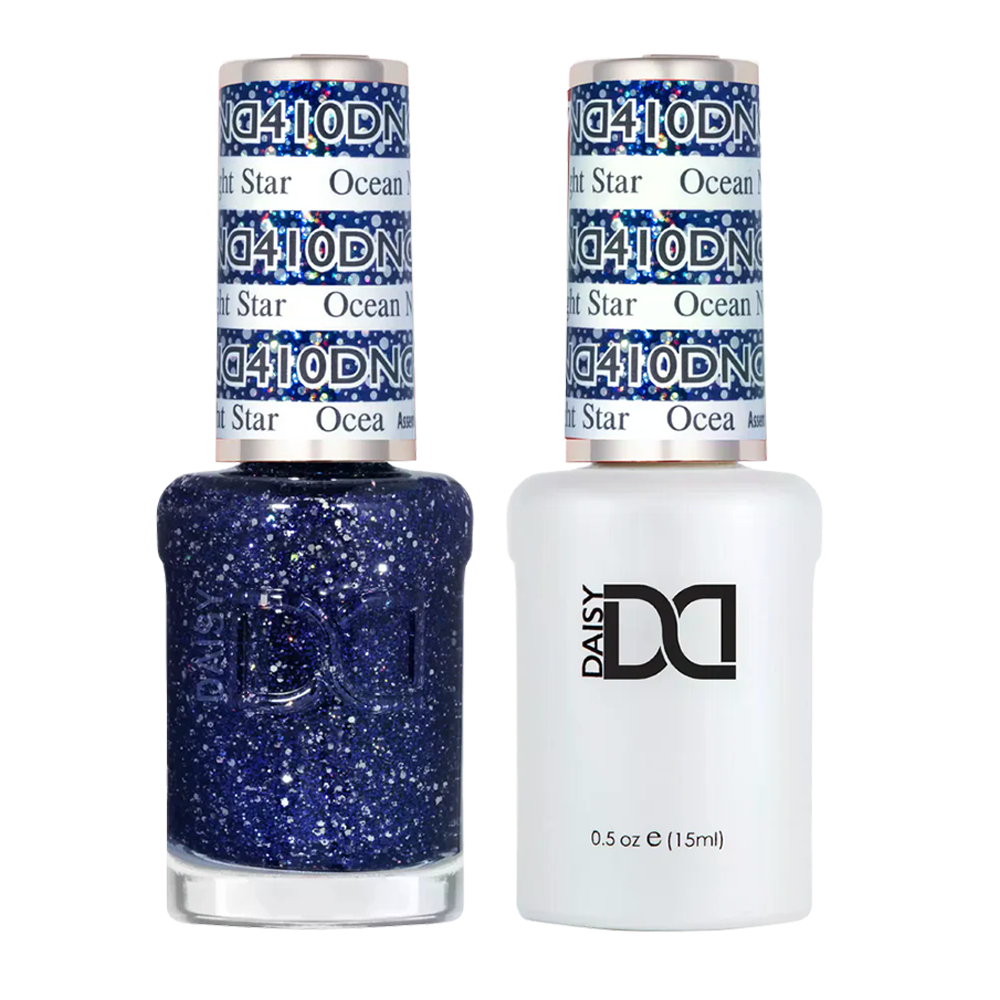 DND Gel Nail Polish Duo - 410 Ocean Night Star