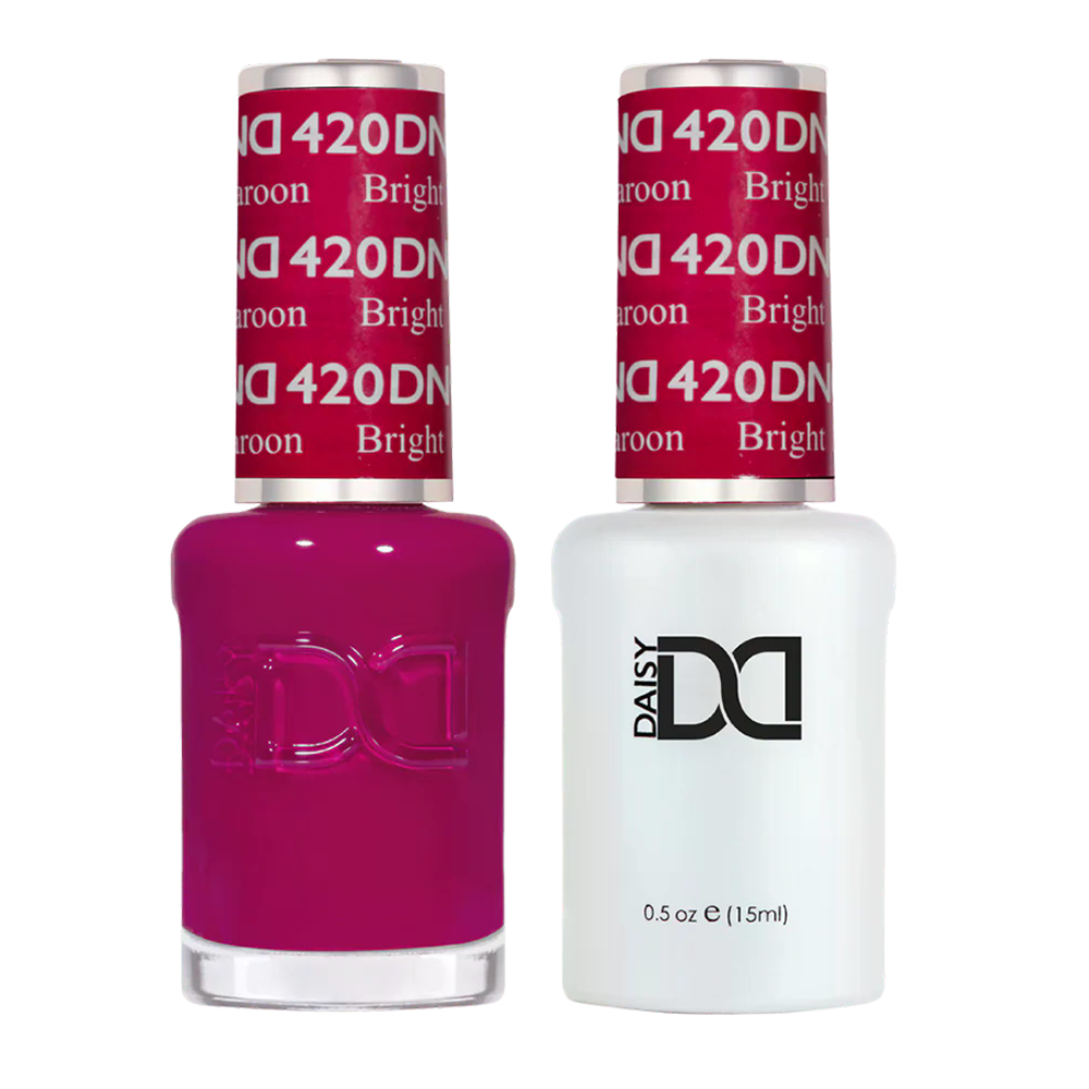 DND Gel Nail Polish Duo - 420 Bright Maroon