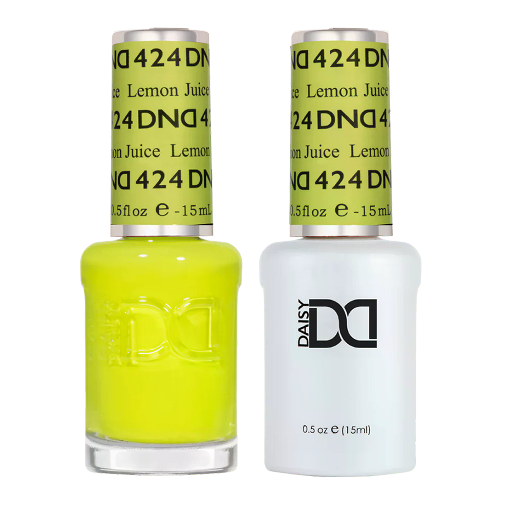 DND Gel Nail Polish Duo - 424 Lemon Juice