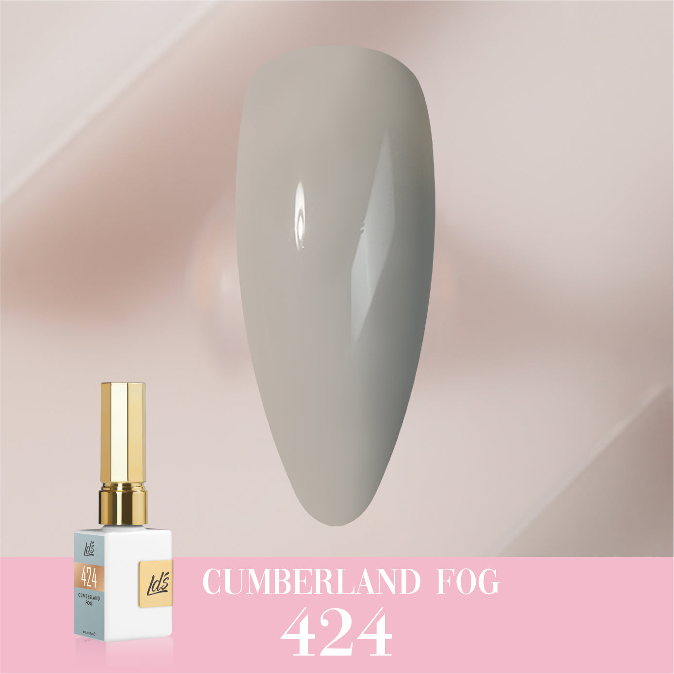 LDS Color Craze Collection - 424 Cumberland Fog - Gel Polish 0.5oz