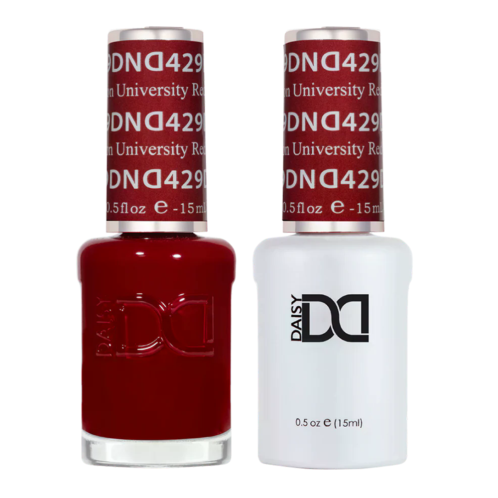 DND Gel Nail Polish Duo - 429 Boston University Red