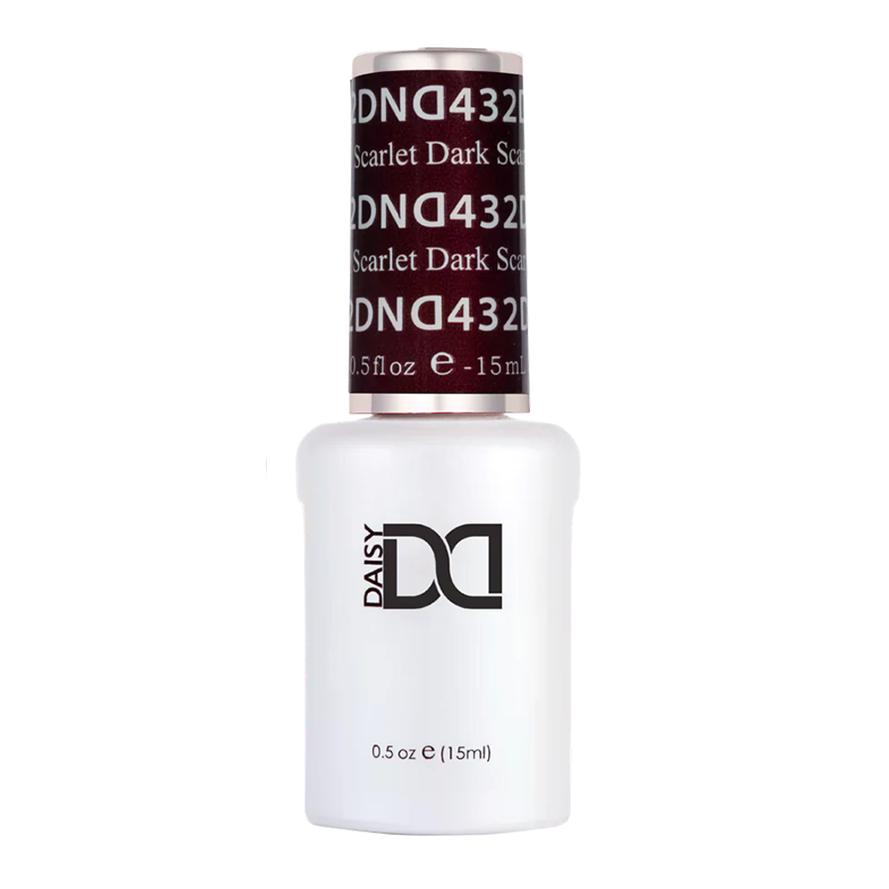DND Gel Polish - 432 Dark Scarlet