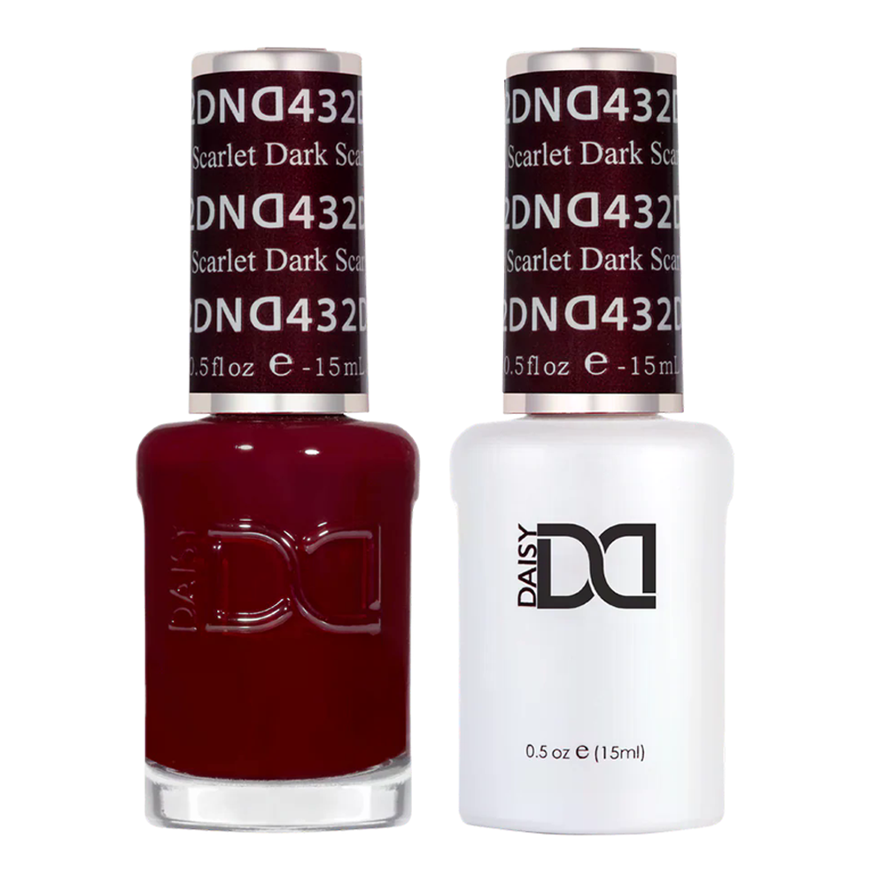 DND Gel Nail Polish Duo - 432 Dark Scarlet