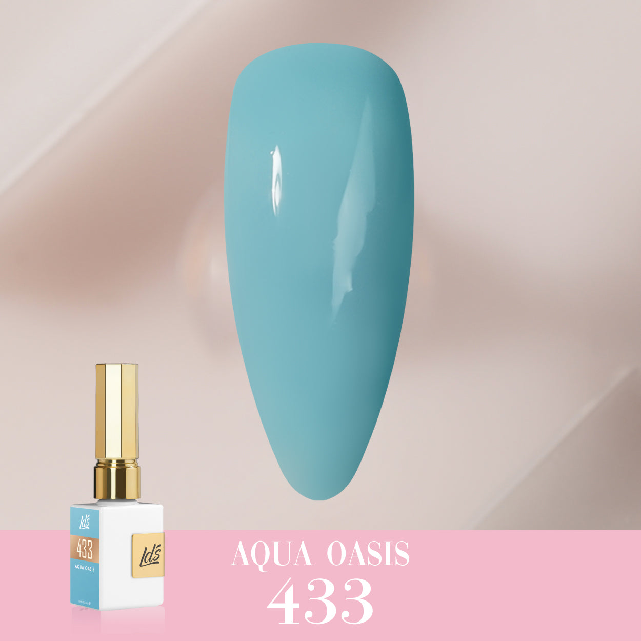 LDS Color Craze Collection - 433 Aqua Oasis - Gel Polish 0.5oz