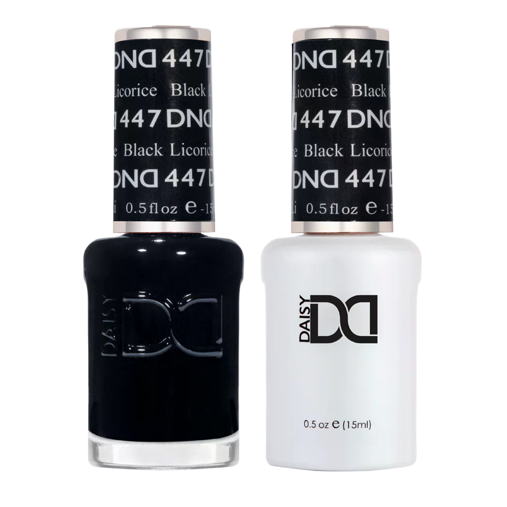 DND Gel Nail Polish Duo - 447 Black Licorice