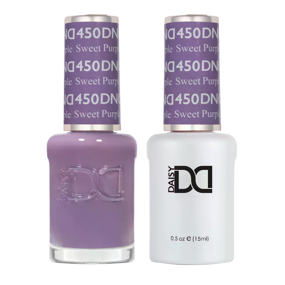 DND Gel Nail Polish Duo - 450 Sweet Purple