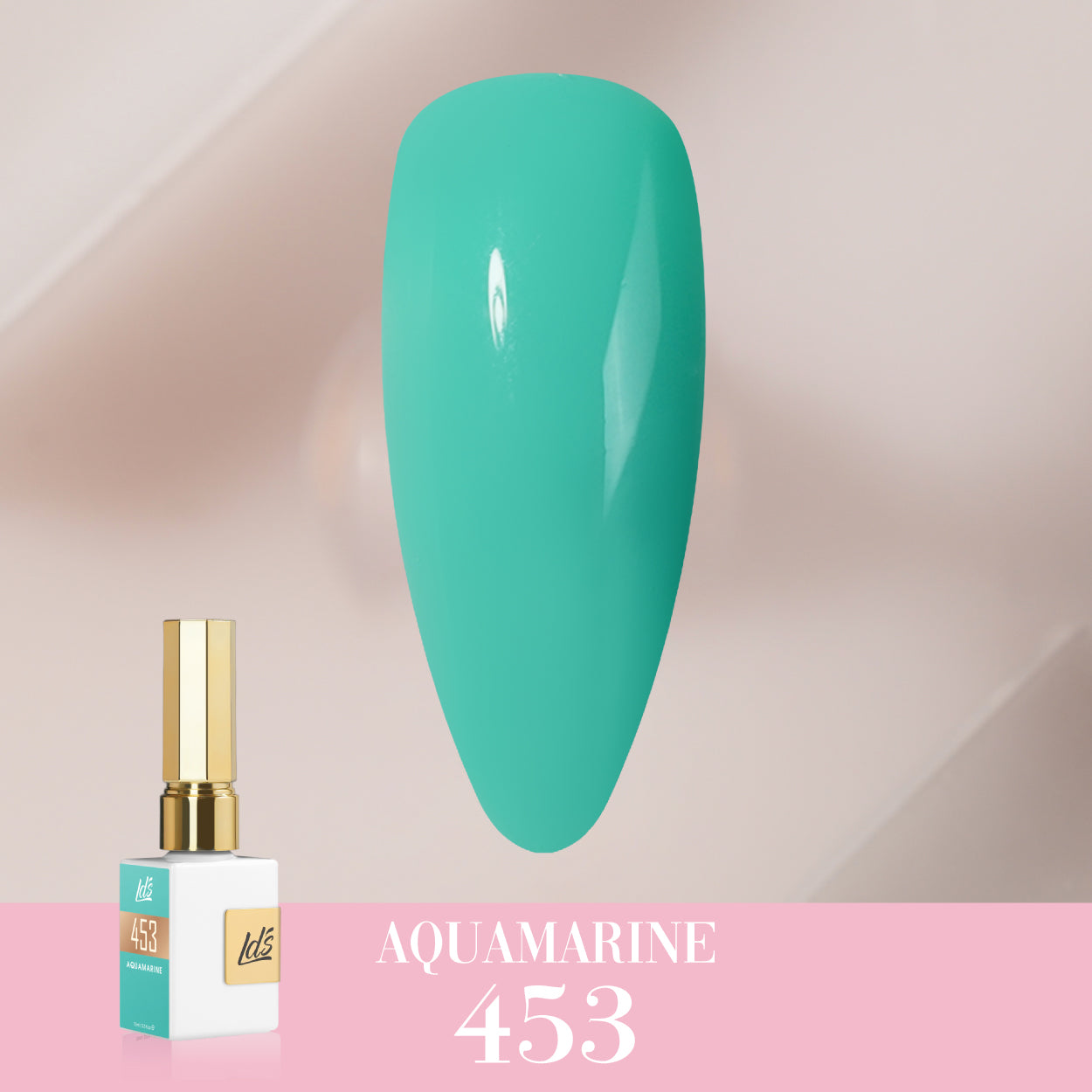 LDS Color Craze Collection - 453 Aquamarine - Gel Polish 0.5oz