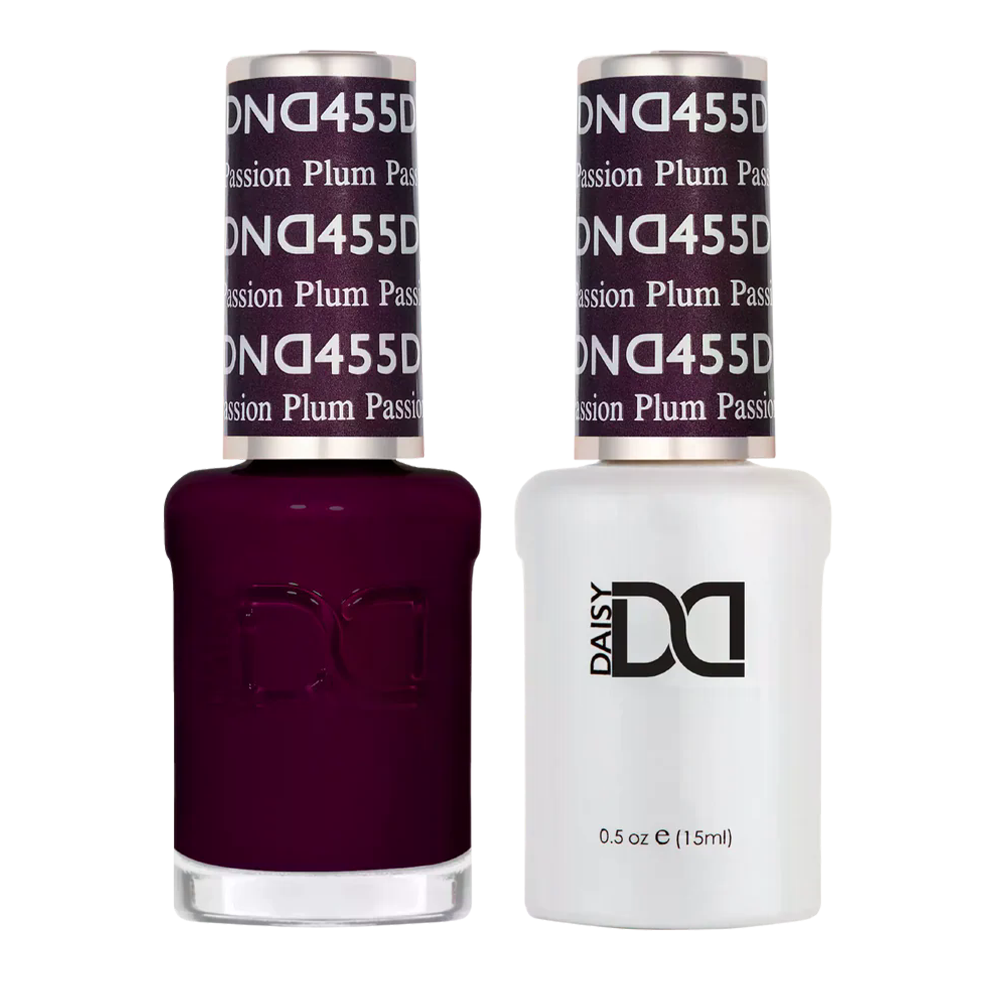 DND Gel Nail Polish Duo - 455 Plum Passion