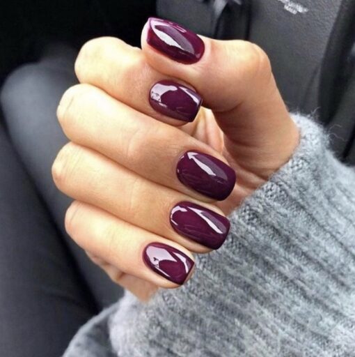 DND Gel Nail Polish Duo - 455 Purple Colors - Plum Passion