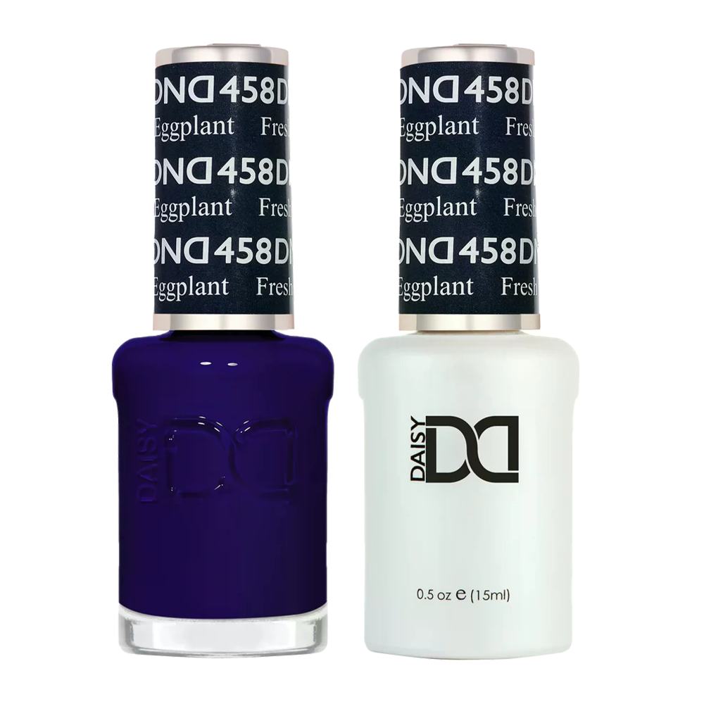 DND Gel Nail Polish Duo - 458 Fresh Eggplant