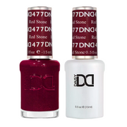 DND Gel Nail Polish Duo - 477 Red Ston