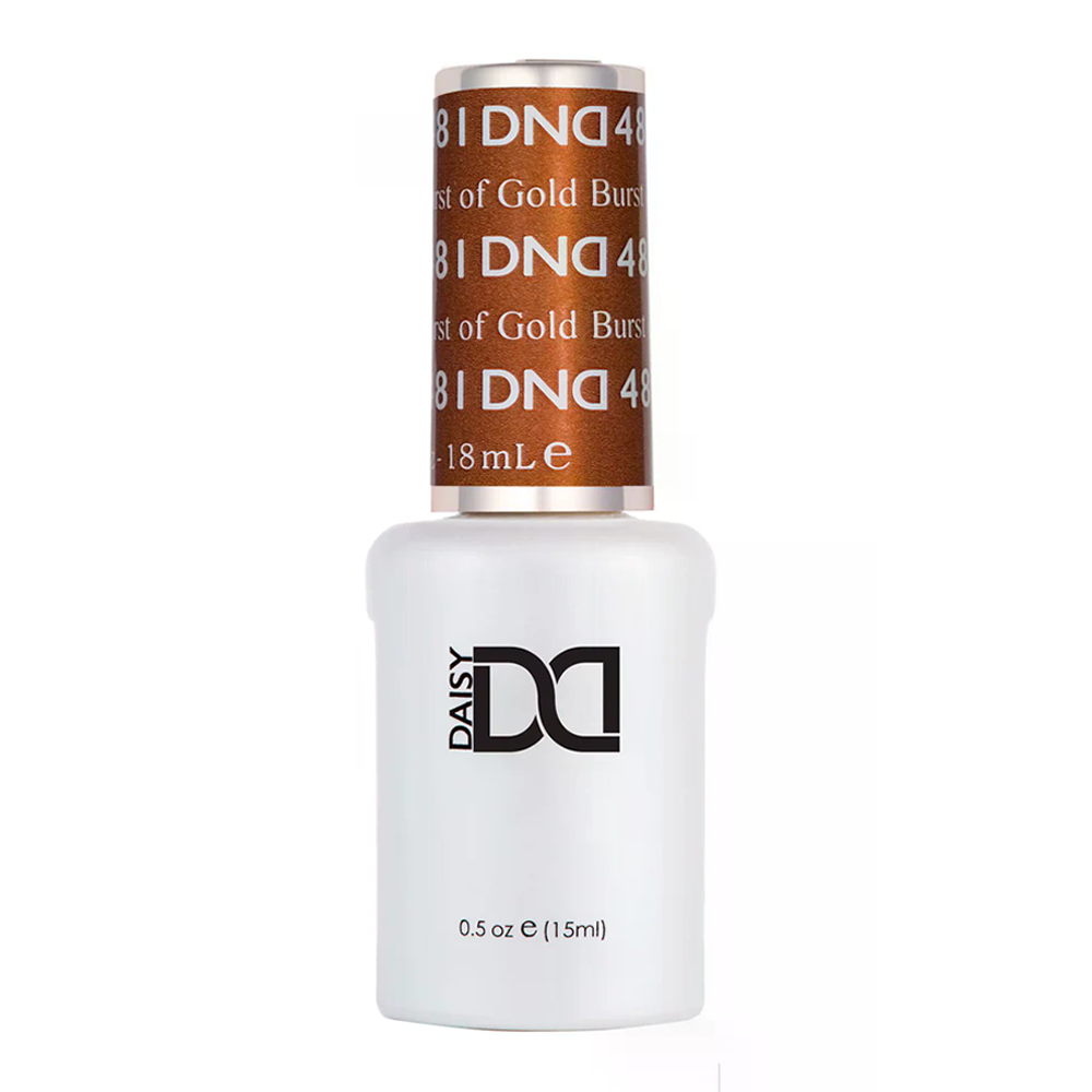 DND Gel Polish - 481 Burst of Gold