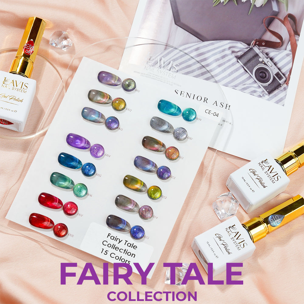 LAVIS Cat Eyes CE4 - Gel Polish 0.5 oz - Fairy Tale