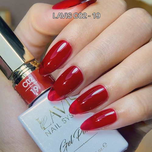 LAVIS C02 (Ver 2) - 19 - Gel Polish 0.5 oz - Scarlet Bloom Collection
