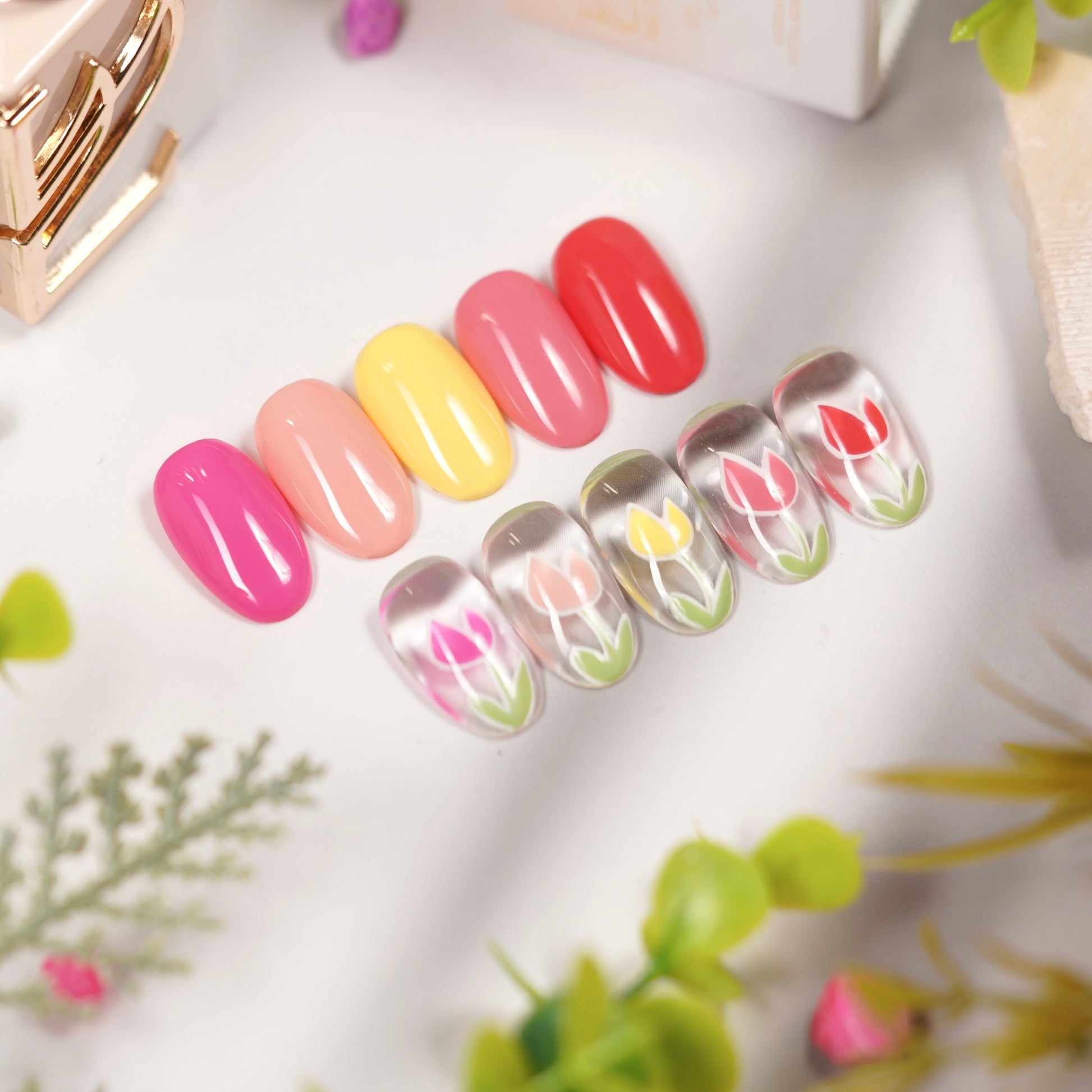 LAVIS C04 - Set 24 Colors - Gel Polish 0.5 oz - Wildflower Whimsy Collection