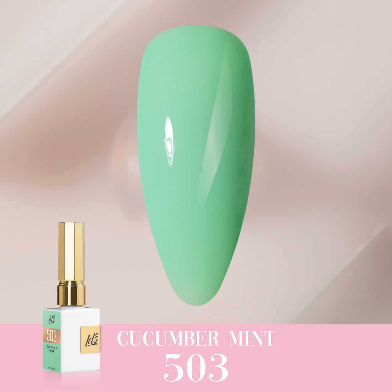 LDS Color Craze Collection - 503 Cucumber Mint - Gel Polish 0.5oz