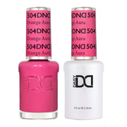 DND Gel Nail Polish Duo - 504 Orange Aura