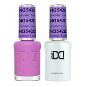 DND Gel Nail Polish Duo - 542 Lovely Lavender