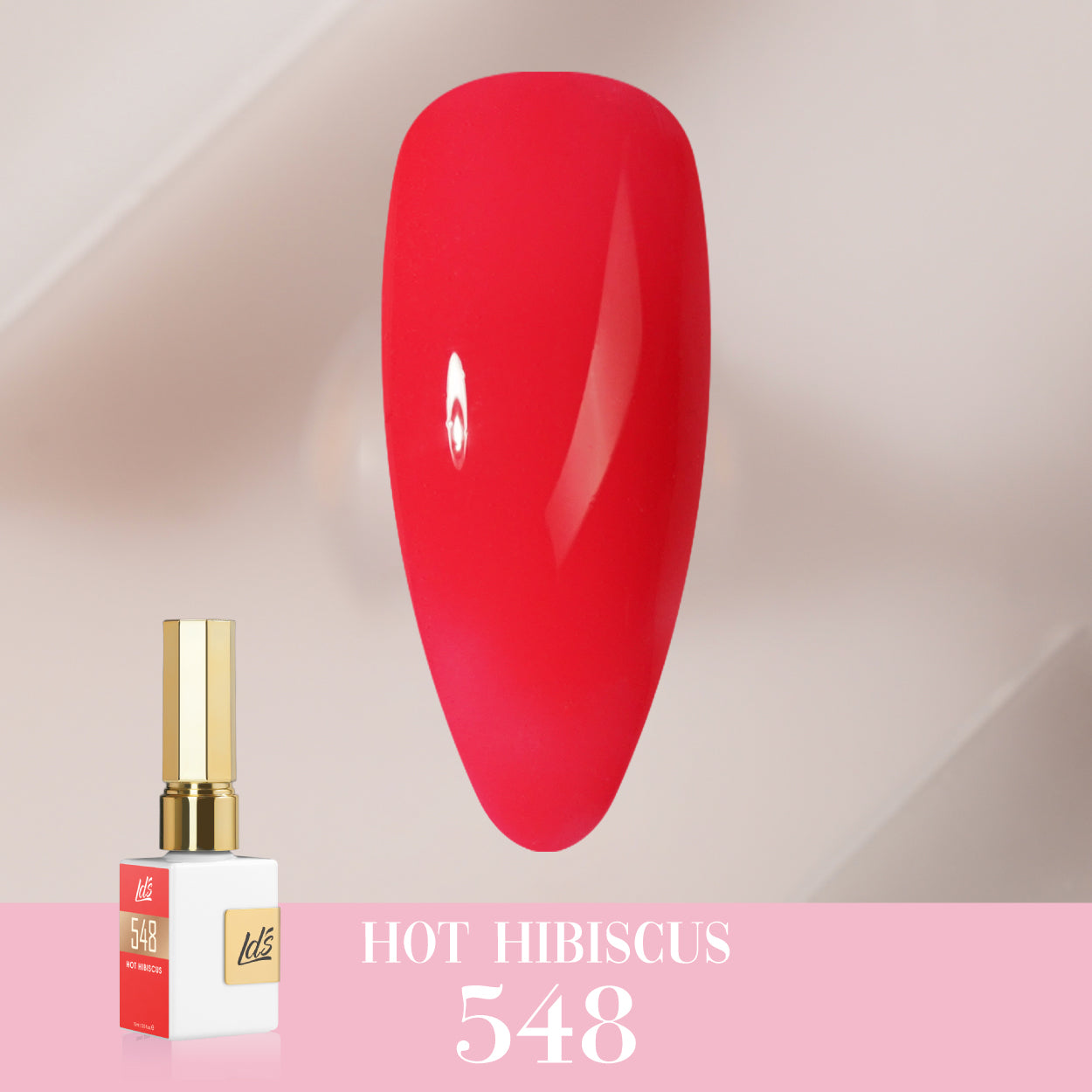 LDS Color Craze Collection - 548 Hot Hibiscus - Gel Polish 0.5oz
