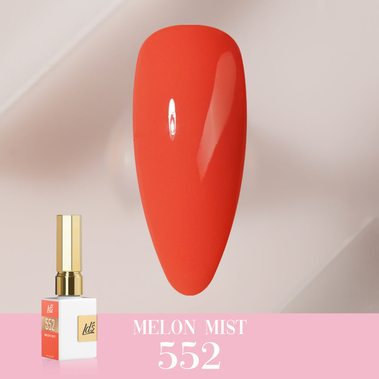 LDS Color Craze Collection - 552 Melon Mist - Gel Polish 0.5oz