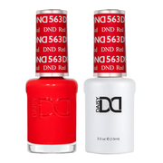 DND Gel Nail Polish Duo - 563 DND Red