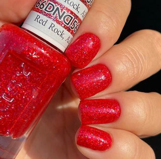 DND Gel Nail Polish Duo - 566 Red Colors - Red Rock, AZ