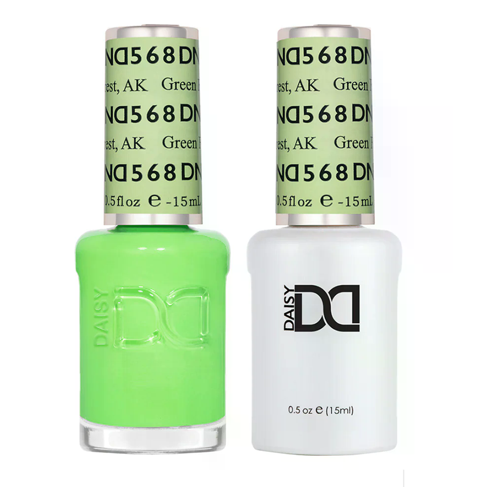 DND Gel Nail Polish Duo - 568 Green Forest, AK