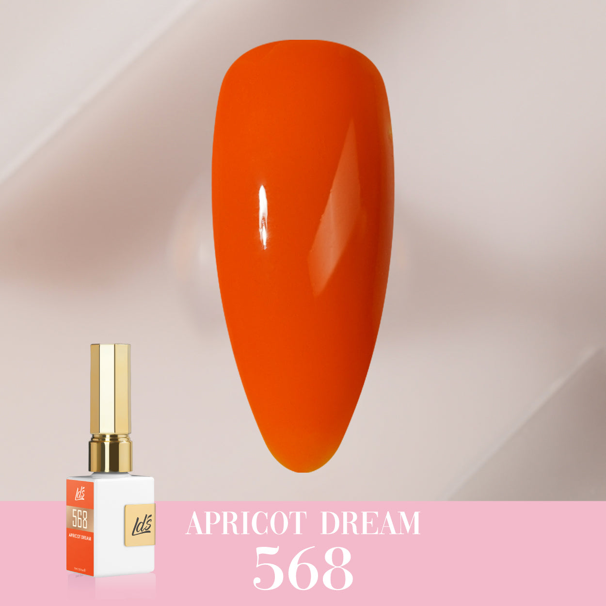 LDS Color Craze Collection - 568 Apricot Dream - Gel Polish 0.5oz