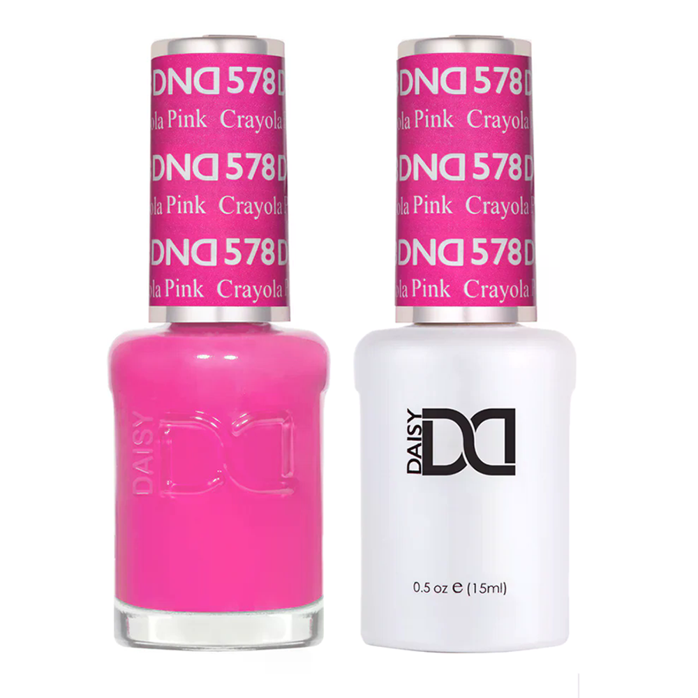 DND Gel Nail Polish Duo - 578 Crayola Pink