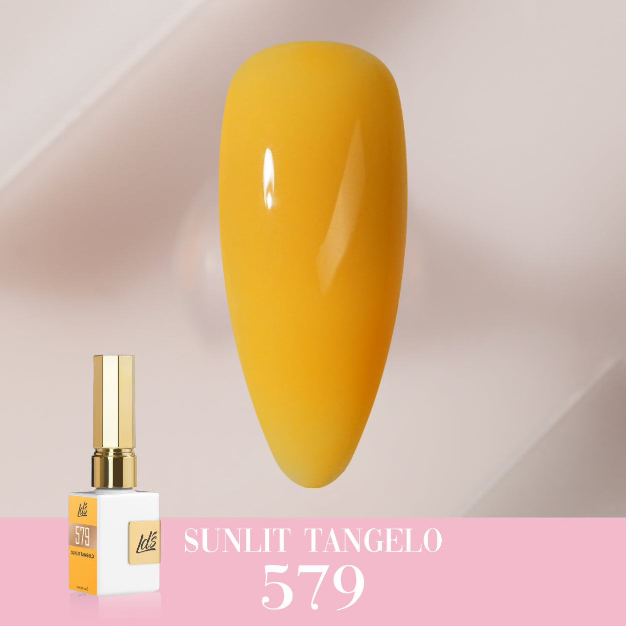 LDS Color Craze Collection - 579 Sunlit Tangelo - Gel Polish 0.5oz